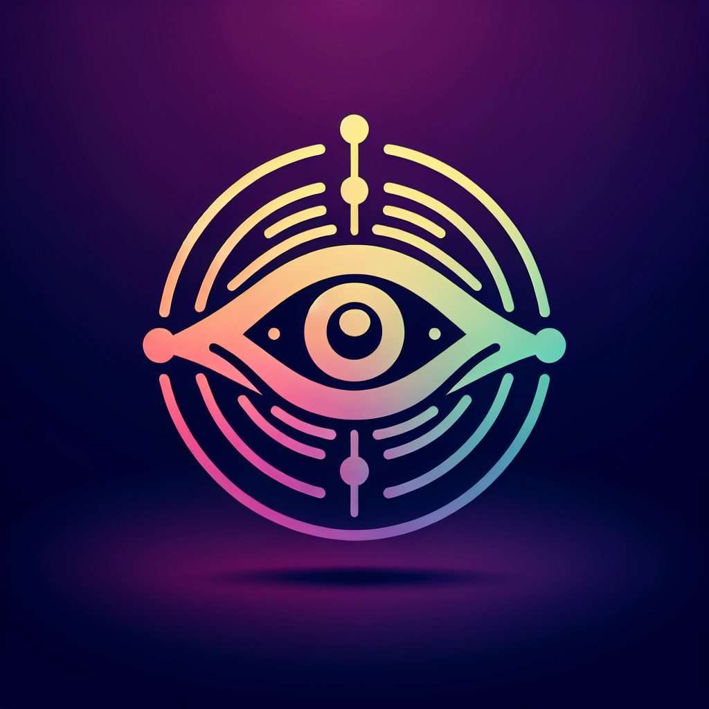 A logo for a site focused on prophecy and spiritual insights, with a mystical and enigmatic design that captures the essence of wisdom and intuition.